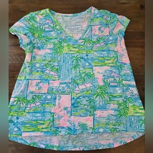 Lilly Pulitzer Etta V neck Top